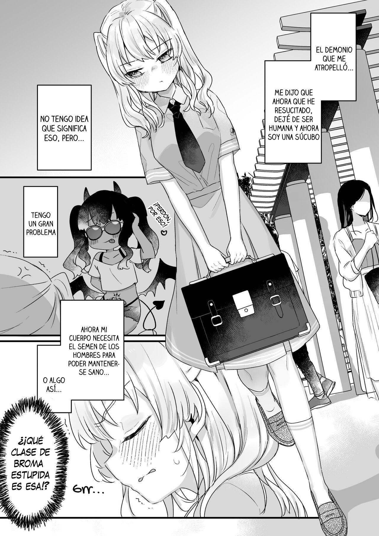 Naritakunai noni Succubus ni Natte Shimatta Honda-san | Honda-san se convirtió en súcubo Aunque ella no quería page 6 full