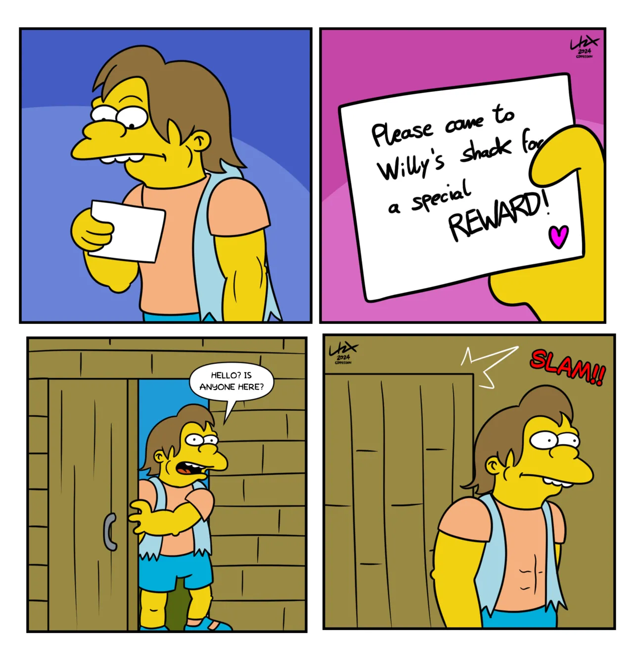 Lisa Simpsons- Love shack award page 1 full